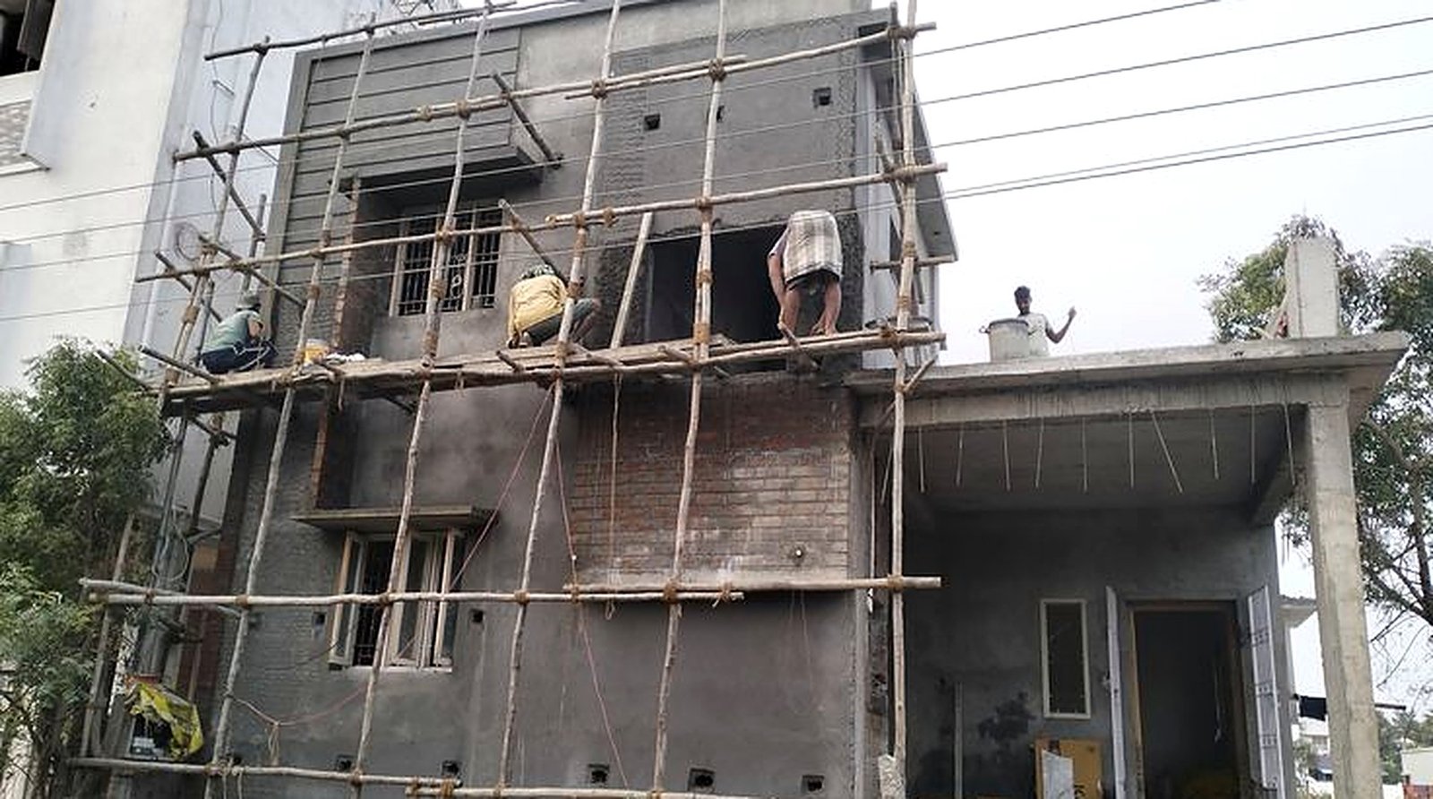 Residential construction in progress