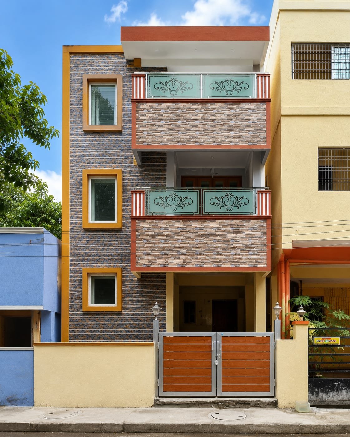 Residential building construction in Manapakkam